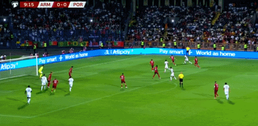 半场:葡萄牙3-0亚美尼亚,C罗、菲利克斯破门,坎塞洛传射